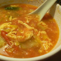 Lila's cooksnap of when they made 青梗菜とトマトの中華風たまごスープ.
