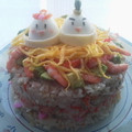 ぴか子さん's cooksnap of when they made おひなまつりに♪ケーキ風ちらし寿司.
