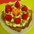 sakura小町's cooksnap of when they made ひな祭りケーキ✿春爛漫！佐保姫の苺パイ✿.