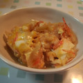 さわぽこママ's cooksnap of when they made 揚げ玉入り♥ 豆腐の卵とじ.