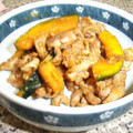 ゆずぽんの母's cooksnap of when they made 豚コマとかぼちゃのピリ辛中華炒め.