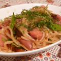 rie-tin's cooksnap of when they made ＊もやしとウインナーのマヨケチャ炒め＊.