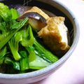 mikkusan's cooksnap of when they made 小松菜と揚げ豆腐のさっと煮.
