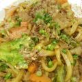 絆ムーン's cooksnap of when they made 焼きうどん.