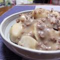doiko's cooksnap of when they made ●里芋・ひき肉あん●.
