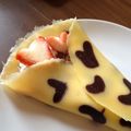 マム108's cooksnap of when they made デコナモン☆イチゴのハートクレープ.
