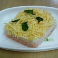 まゆみゆ０８２０'s cooksnap of when they made おひなまつりに♪簡単！そぼろご飯菱餅風♪.