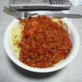 松茶ﾎﾟｯｷｰ's cooksnap of when they made ★簡単ミートソース★.