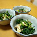 chiyotake's cooksnap of when they made 焼キノコとほうれん草のサッと炒め♪.
