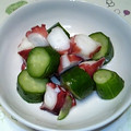rinringo＊'s cooksnap of when they made 蛸と胡瓜の酢の物.