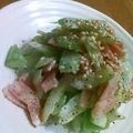 eterno's cooksnap of when they made ★セロリとベーコンのマヨ炒め★.