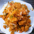季節外れ's cooksnap of when they made かぼちゃとエリンギのガーリック炒め.