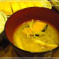 ゆのたママ's cooksnap of when they made かぼちゃとモヤシの味噌汁.