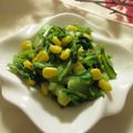 miyuki12's cooksnap of when they made 春菊とコーンのバター炒め♪アジア風味♪.