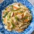 悠LOVE航's cooksnap of when they made 息子が作る…野菜たっぷり焼きそば♡.