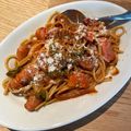 めめの台所's cooksnap of when they made ランチに✿懐かしの本格ナポリタンパスタ.