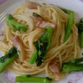 ももおだももお's cooksnap of when they made 菜の花のゆず胡椒、ペペロンチーニ.