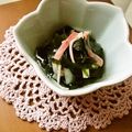 ルリナ's cooksnap of when they made わかめの浅漬け〜酢の物風〜.