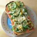 ジョリポン's cooksnap of when they made 超簡単！ずぼら～なピーマントースト.