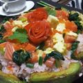shouko's cooksnap of when they made 市販の素で豪華に♥サーモンのちらし寿司.
