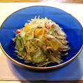 カナティーヌ's cooksnap of when they made 大根と胡瓜と甘夏の塩コンブ和え.