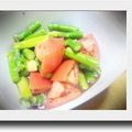 Hanachan☻'s cooksnap of when they made トマトとアスパラのさっぱりマリネ風サラダ.