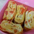 茎ちゃん's cooksnap of when they made お弁当に♪パプリカin卵焼き.