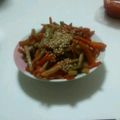 alubireo's cooksnap of when they made きんぴらごぼう.