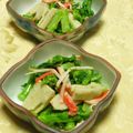 ちあみる's cooksnap of when they made 菜の花とれんこんの温サラダ♪.