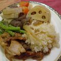 マナッピ's cooksnap of when they made 角煮の汁で炊き込みご飯.