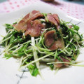 えみんちゅ＊'s cooksnap of when they made 水菜とベーコンのオイマヨ炒め.