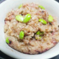 yuirun's cooksnap of when they made 桜色♪枝豆とちりめんじゃこのおこわ.