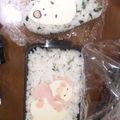 夏樹ＥX's cooksnap of when they made 簡単♥キャラ弁「カクレモモジリ」.