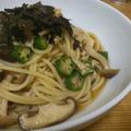 沖田晴喜's cooksnap of when they made 店の味を再現！キノコとオクラの和風スパ.