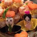 Kuoko's cooksnap of when they made おひなまつりに♪雛人形のおにぎり.