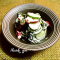 ＊runmama＊'s cooksnap of when they made たこ・きゅうり・わかめ✽梅マヨ辛子和え✽.