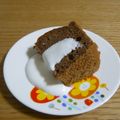 そらてんママ's cooksnap of when they made ノンオイル☆ココア入バナナシフォン♪.