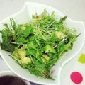 にゃんこポーズ's cooksnap of when they made アボガド＆水菜のさっぱりサラダ♪.