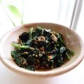 Fire-King's cooksnap of when they made めんつゆでほうれん草の胡麻和え.
