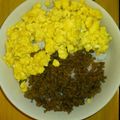 なにゃちん's cooksnap of when they made 簡単！二色そぼろ丼☆.