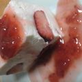 タオツ's cooksnap of when they made ❤まるごとイチゴのババロア❤.