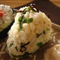 まろんかふぇ's cooksnap of when they made しらす+塩こんぶ+大葉+天かすおにぎり▲.