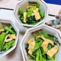 みっちゃん❇️68's cooksnap of when they made 小松菜と油揚げのごま和え.