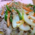 ちゅうとらもー's cooksnap of when they made 韓国に行った気分？野菜たっぷりチャプチェ.