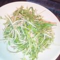 hirokouran's cooksnap of when they made 切って混ぜるだけ②♪水菜サラダ.