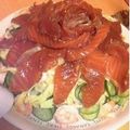 とれいら's cooksnap of when they made 市販の素で豪華に♥サーモンのちらし寿司.