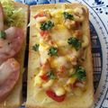 ノブリン♡'s cooksnap of when they made キャベツ軸×福神漬けの和風カレートースト.