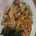 時花菜's cooksnap of when they made 炒めごぼうとマカロニのとろ～りチーズ和え.