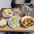 ebipeco's cooksnap of when they made 鶏むね肉とトマトとオクラのナンプラー炒め.