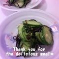 プンプン庵's cooksnap of when they made さっぱりおいし〜！　きゅうりの浅漬け.